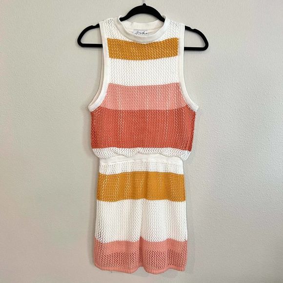 Sabo Skirt Colorful Striped Mini Dress - Picture 2 of 9